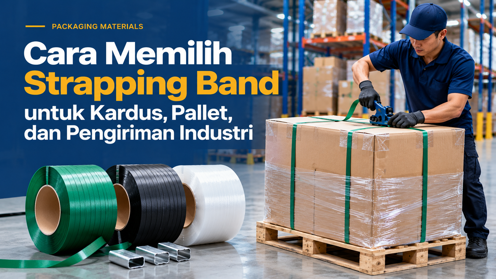 Cara Memilih Strapping Band untuk Kardus & Pallet