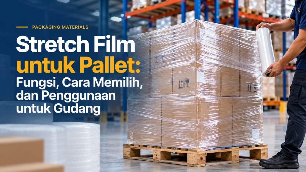Stretch Film untuk Pallet: Fungsi dan Cara Memilih