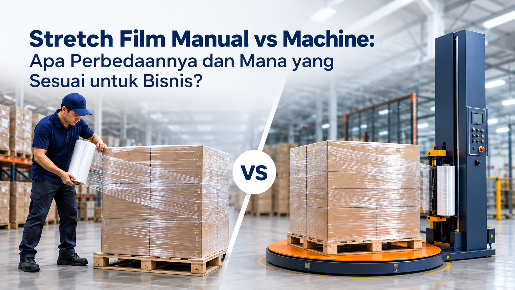 Stretch Film Manual vs Machine Perbedaan & Pilihannya